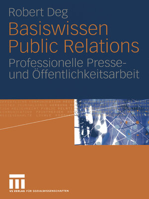 cover image of Basiswissen Public Relations